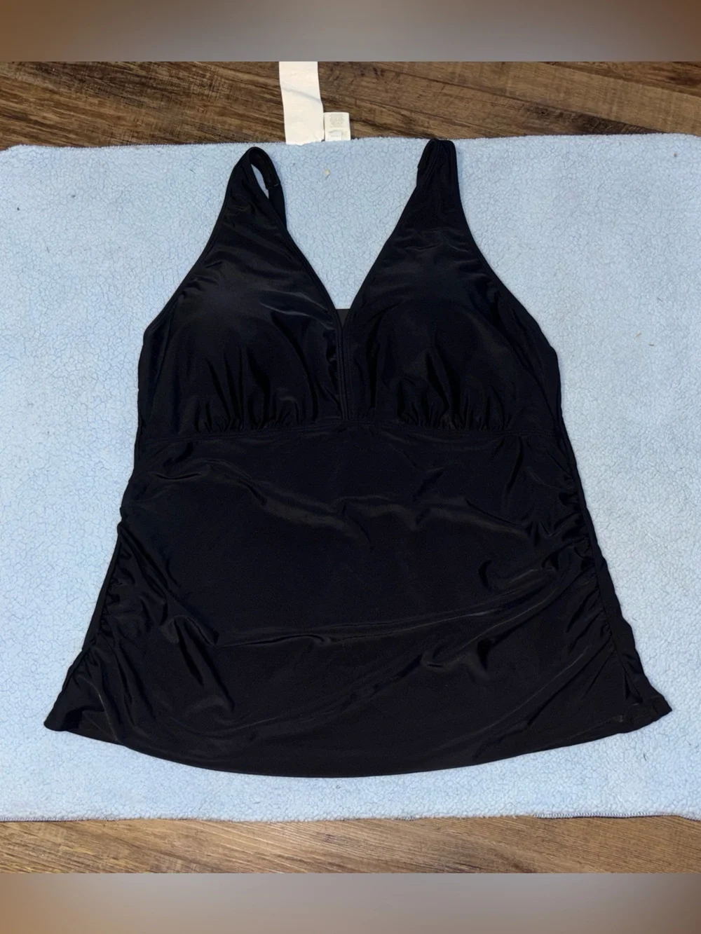 Daci Tankini Swimsuit‎ Top Black Size 24W